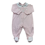 Isabel & Martinez Tutina Manica Lunga Tinta Unita con Brillantini per Neonata IM25N455 ROSA ISABEL & MARTINEZ 