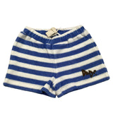 Dou Dou Bermuda Striped Pattern White/Blue For Newborn