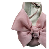 Andanines Ballerine Tinta Unita con Fiocco E Chiusura Fibia per Neonata 191918 ROSA ANDANINES 