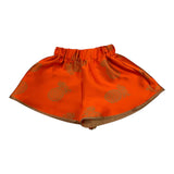 Mariuccia Short Solid Color With Elastic Waist Orange For Baby Girl