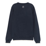 TRUSSARDI maglia girocollo tinta unita con stampa logo Blu per Bambino TIA24004MA BLU TRUSSARDI 