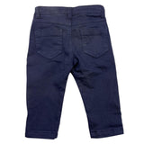 Bikkembergs Plain Trousers With Adjustable Waistband Blue For Newborns