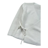 Wedoble Cardigan Tinta Unita per Neonata V2403308A BIANCO WEDOBLE 