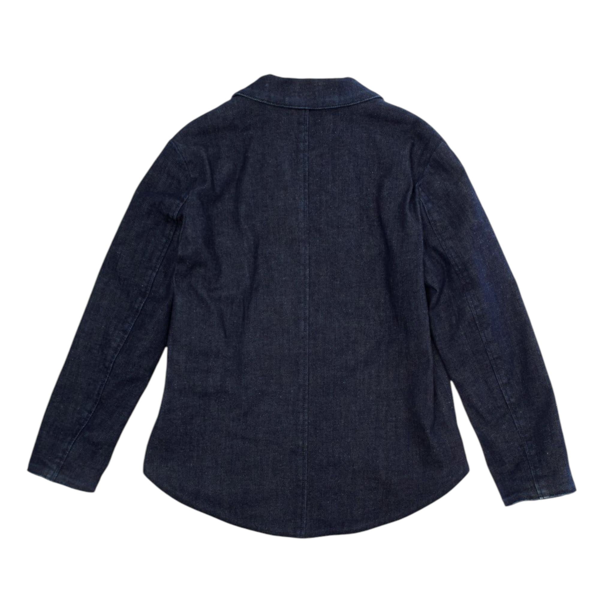 ASPESI giacca in denim tinta unita con bottone Blu per Bambino F24004GBJ0046 BLU ASPESI 