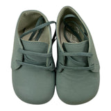 Bonpoint Plain Color Lace Up Ankle Boots Grey For Newborns