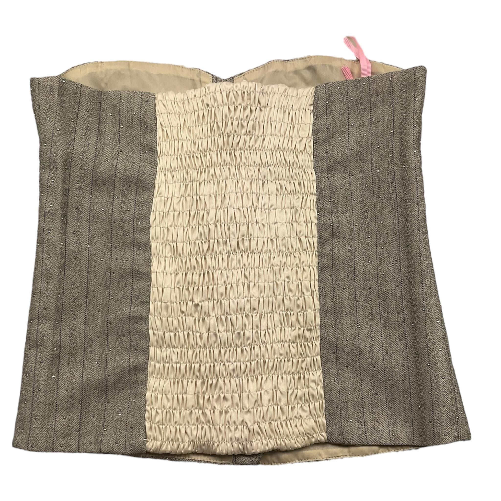 VICOLO top tinta unita con brillantini Grigio per Neonata 3141TOP00074 GRIGIO VICOLO 