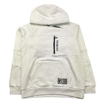 BiKKEMBERGS felpa chiusa con cappuccio tinta unita con stampa Bianco per Bambino BK2681 BIANCO BiKKEMBERGS 
