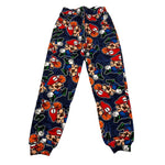 MOUSSE pantalone tuta tinta unita con stampe mario Blu per Bambino HKPG368 BLU MOUSSE 