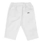 Emporio Armani Pantalone Tinta Unita con Elastico In Vita per Bambino 8NHJ02J BIANCO EMPORIO ARMANI 