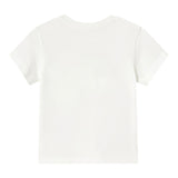 Mayoral T-Shirt Girocollo Tinta Unita con Stampe per Neonato 1057 BIANCO MAYORAL 