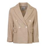 ELEVENTY giacca tinta unita doppio petto Beige per Bambino EV2A64 BEIGE ELEVENTY 