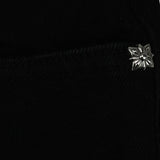 JOHN RICHMOND jeans tinta unita con stampa Nero per Neonata RGA24130JEN NERO JOHN RICHMOND 