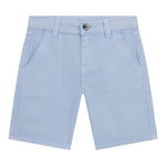 Guess Bermuda Tinta Unita con Girovita Regolabile per Bambino N5GD07WGAR0 AZZURRO GUESS 