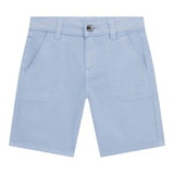 Guess Bermuda Tinta Unita con Girovita Regolabile per Bambino N5GD07WGAR0 AZZURRO GUESS 