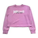 Just Cavalli Felpa Chiusa Girocollo Tinta Unita con Logo per Bambina JGP26042FE ROSA JUST CAVALLI 