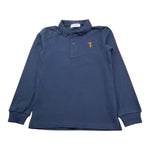 TRUSSARDI polo tinta unita Blu per Bambino TBA25013POO BLU TRUSSARDI 