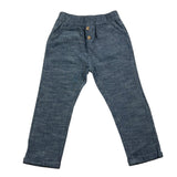 Chicco Plain Trousers With Elastic Waist Blue For Newborn