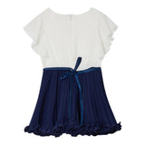 Liu Jo Abito Bicolore Mezza Manica Velato per Neonata KA5133 BIANCO/BLU LIU JO 