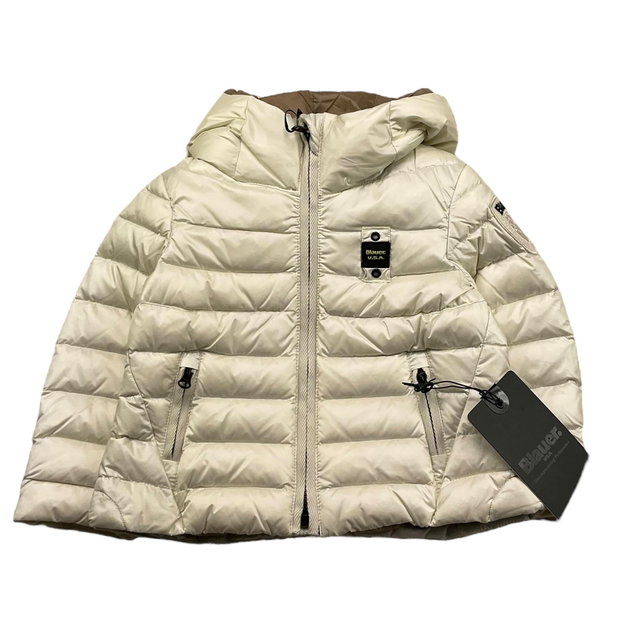 BLAUER giubbino tinta unita con cappuccio Panna per Neonato 22WBLGC03425 PANNA BLAUER 