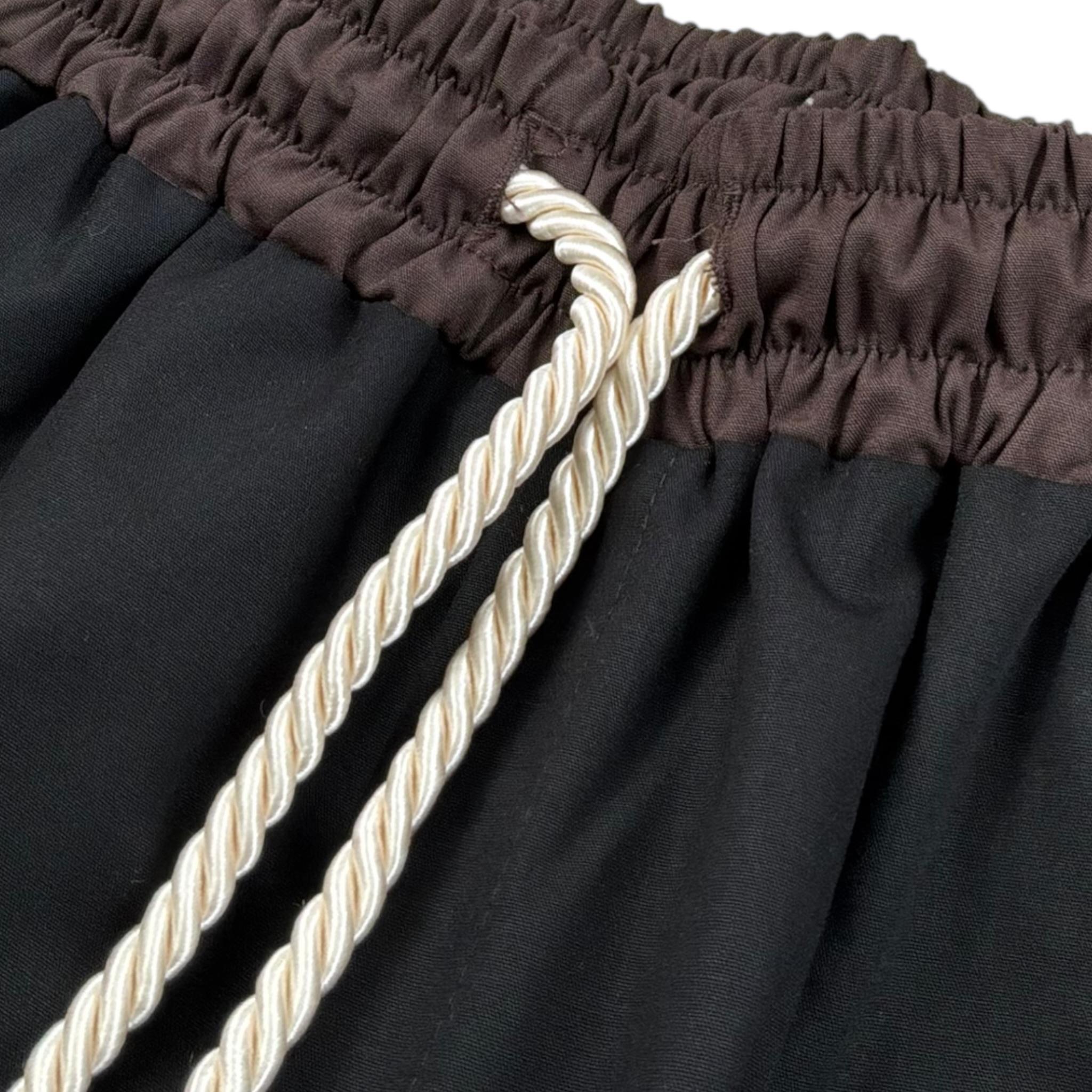 Duepuntozero Bermuda Bicolore con Tasconi per Bambino BMBTASC NERO DUEPUNTOZERO 