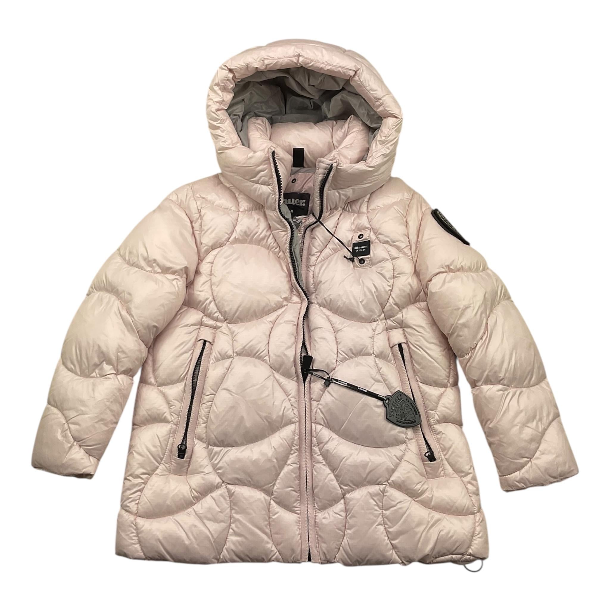 BLAUER giubbino tinta unita con cappuccio Rosa per Bambina 24WBLGC02511 ROSA BLAUER 