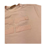 Elisabetta Franchi T-Shirt Girocollo Tinta Unita con Applicazioni Brillantini per Bambina EFTS230XX ROSA ELISABETTA FRANCHI 