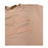Elisabetta Franchi T-Shirt Girocollo Tinta Unita con Applicazioni Brillantini per Bambina EFTS230XX ROSA ELISABETTA FRANCHI 