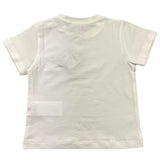 Le Bebe' Solid Color Crew Neck T-Shirt with White Print for Newborns