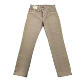 Nupkeet Solid Color Pants With Adjustable Waist Beige For Boys