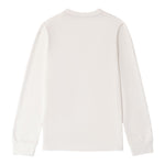 SARABANDA shirt girocollo tinta unita con stampa in contrasto Bianco per Bambino A521 BIANCO SARABANDA 
