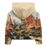 DOLCE & GABBANA fepa tinta unita con cappuccio e stampa Beige per Bambina L4JWIK BEIGE DOLCE & GABBANA 