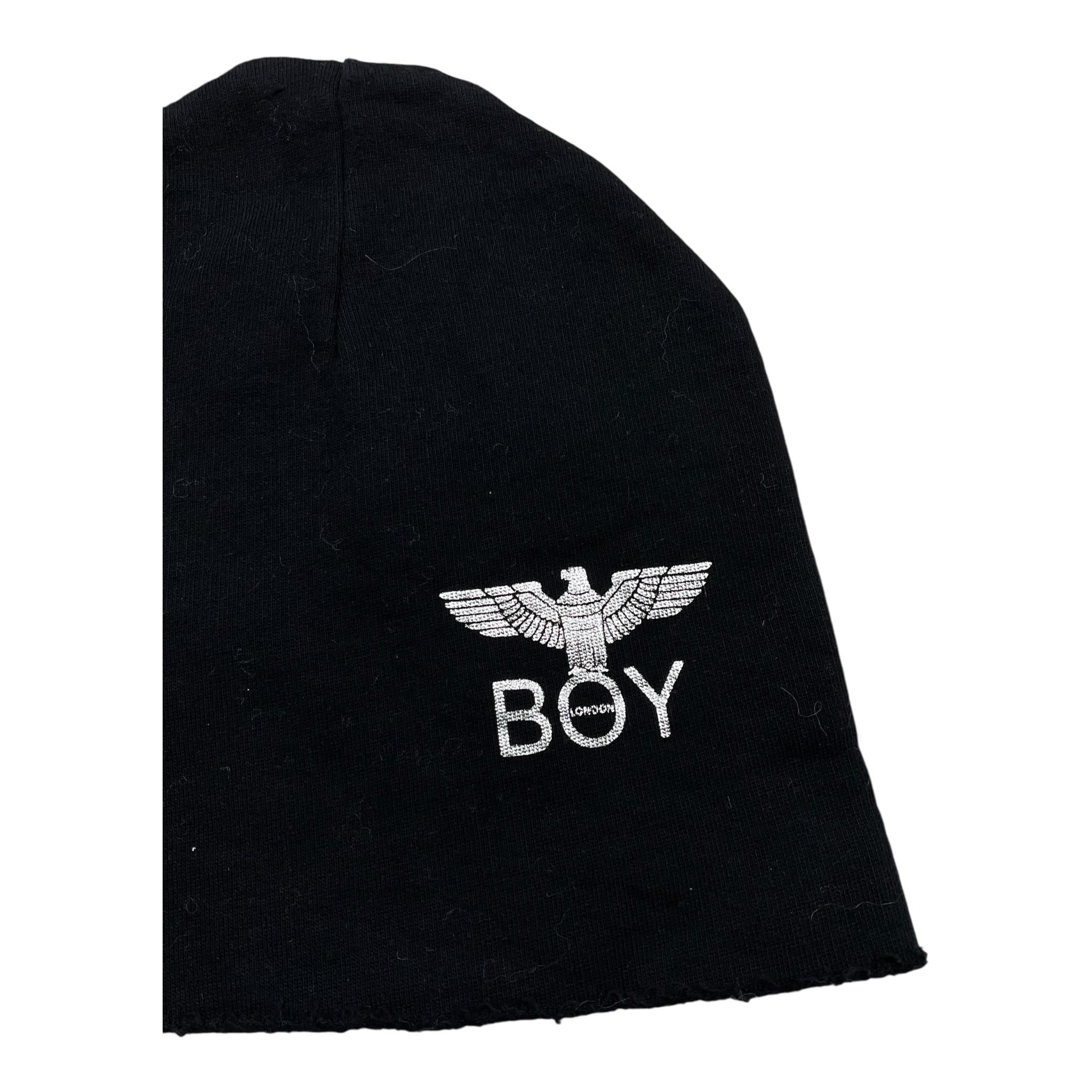 BOY LONDON cappello tinta unita con stampa logo Nero per Bambina CSPBL NERO BOY LONDON 