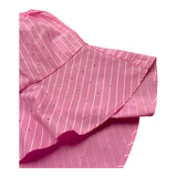 Fun & Fun Abito Tinta Unita con Fantasia A Righe per Bambina FBDR01360 ROSA FUN & FUN 