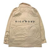 John Richmond Plain Shirt With Print And Pockets Biege For Boys