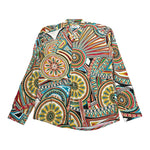 Over-D Camicia Tinta Unita con Fantasia per Bambino OK1087SCM BIANCO OVER-D 