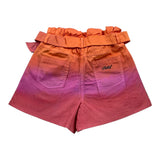 Philosophy Two-Tone Short With Orange Elastic Waist For Girls