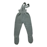 PAZ RODRIGUEZ ghettin tinta unita con bretelle Azzurro per Neonato 016111024 AZZURRO PAZ RODRIGUEZ 