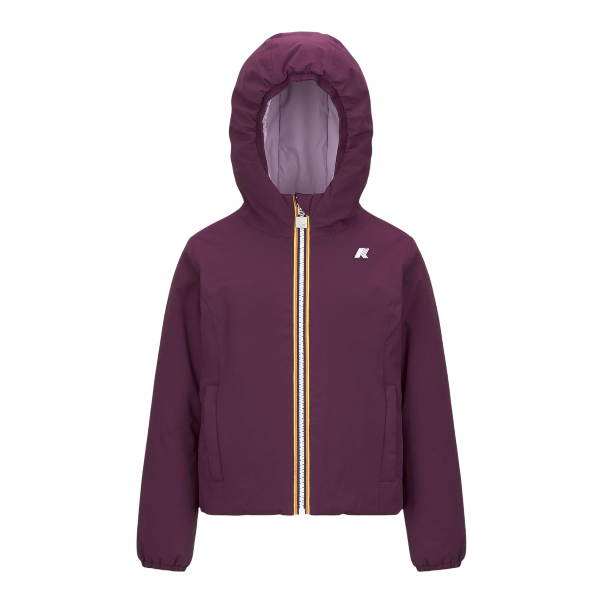 K-WAY giubbino bicolore reversibile  Lilla/viola per Neonata K71338W LILLA/VIOLA K-WAY 