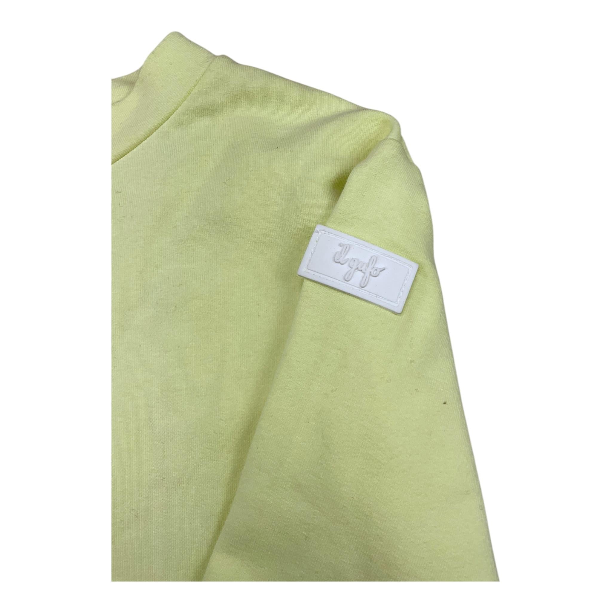 IL GUFO abito manica lunga tinta unita Giallo per Neonata A24VL589M0100 GIALLO IL GUFO 