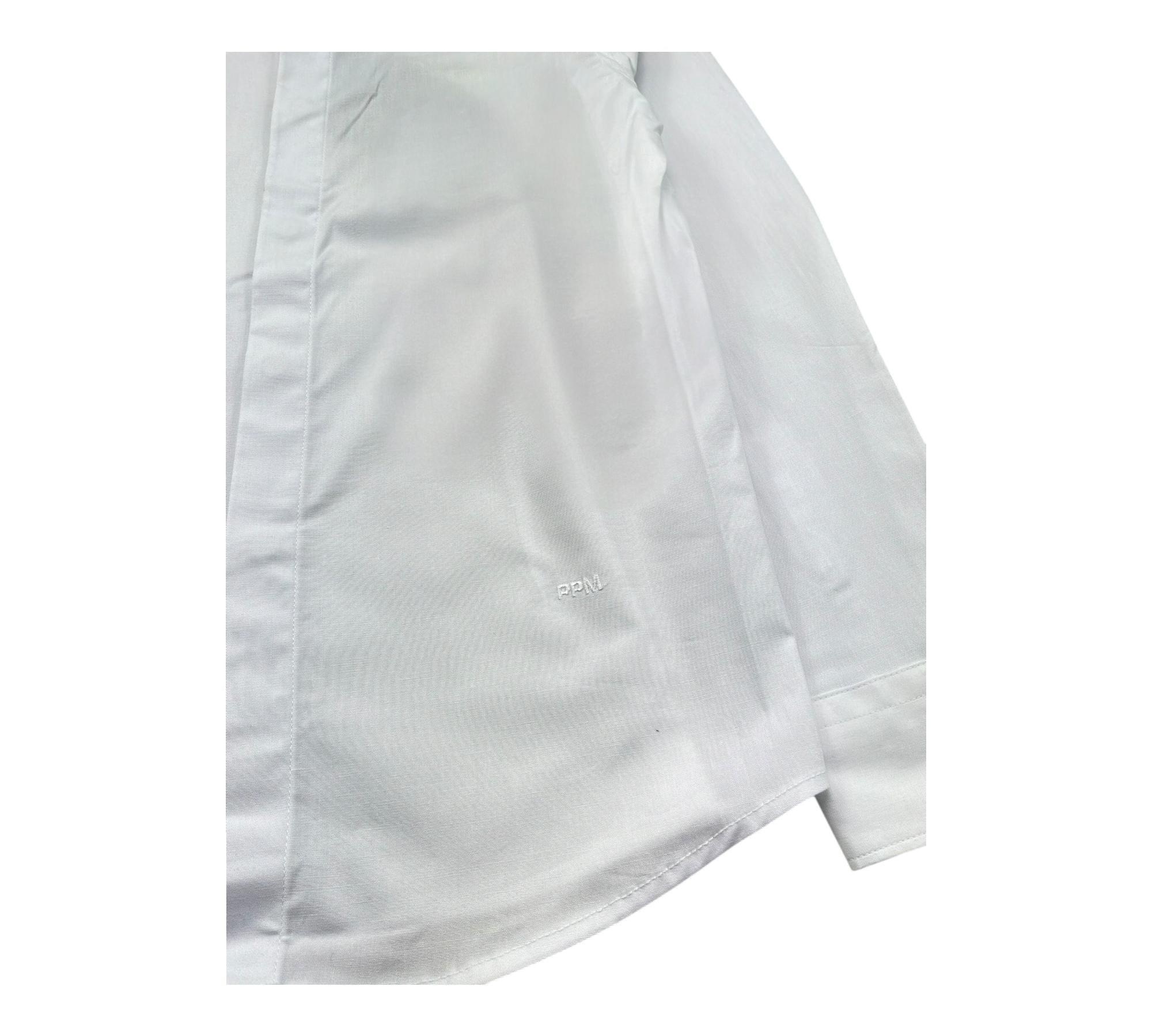 Paolo Pecora Camicia Manica Lunga Tinta Unita per Bambino PP2126 BIANCO PAOLO PECORA 