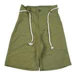 Never Too Bermuda tinta unita con Elastico In Vita Verde per Bambino NT2274R VERDE NEVER TOO 