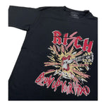 JOHN RICHMOND t-shirt girocollo tinta unita con stampa in contrasto Nero per Bambino RGA25063TS NERO JOHN RICHMOND 