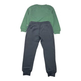 JOHN RICHMOND completo 2pz felpa- pantalone bicolore Nero/verde per Neonato RBA24149CFN NERO/VERDE JOHN RICHMOND 