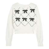 FUN & FUN maglia girocollo tinta unita cn fiocchi Bianco per Bambina FCJSW00061 BIANCO FUN & FUN 