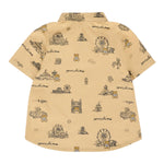 Moschino Camicia Tinta Unita con Stampa per Neonata MOC018 CAMMELLO MOSCHINO 