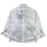 Paio Crippa Long Sleeve Shirt Solid Color White For Newborn