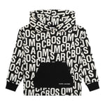 MARC JACOBS felpa biclore logata con cappuccio Bianco/nero per Neonato W60340N BIANCO/NERO MARC JACOBS 