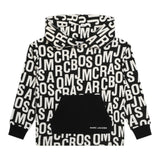 MARC JACOBS felpa biclore logata con cappuccio Bianco/nero per Neonato W60340N BIANCO/NERO MARC JACOBS 
