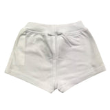 Cesare Paciotti Solid Color Bermuda Shorts with White Logo for Newborns