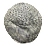 DILU' cappello tinta unita modello coppola con microfantasia Bianco per Neonato I22804 BIANCO DILU' 